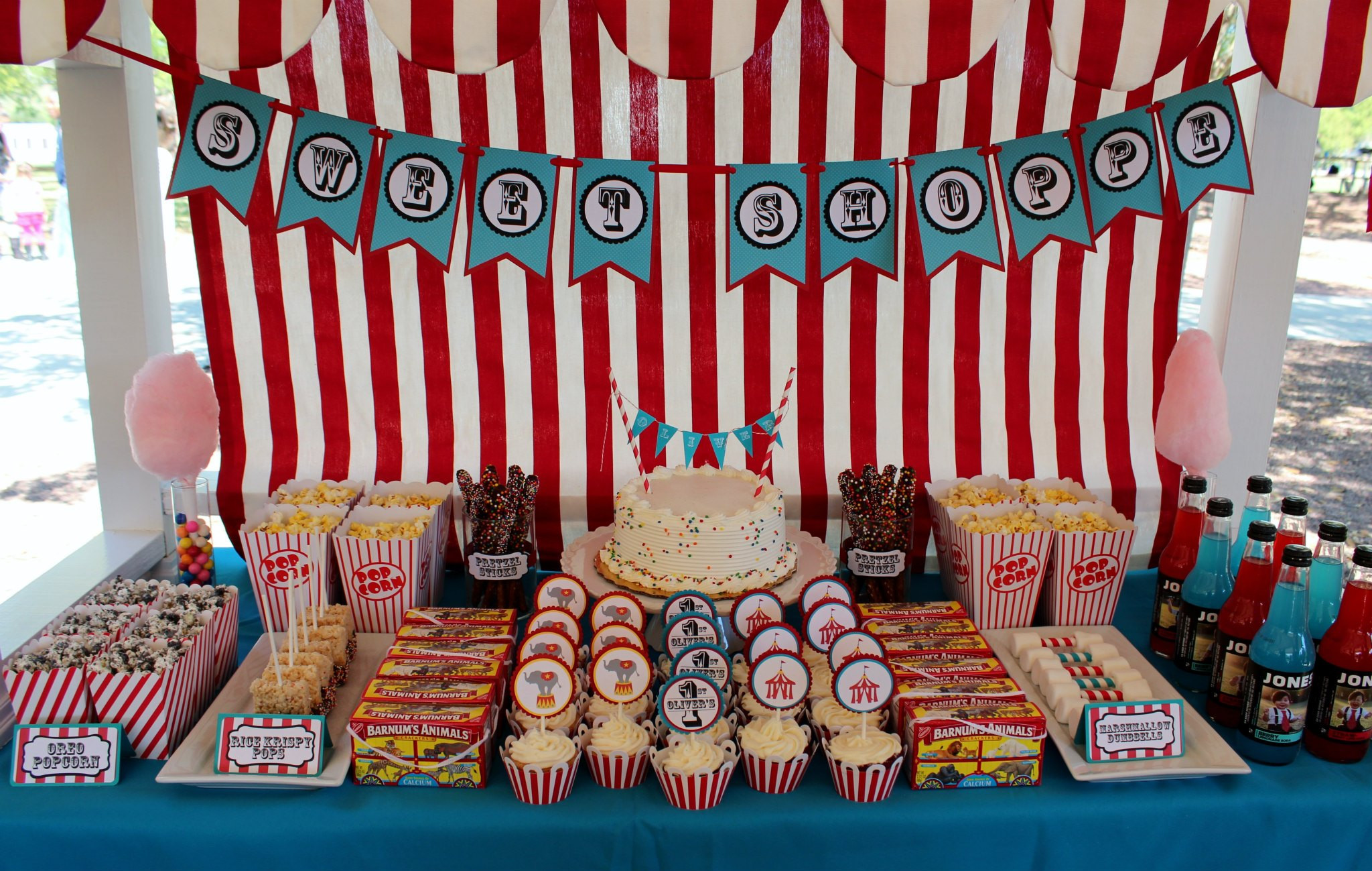 Circus Themed Birthday Party Ideas
 Big Top Birthday Party