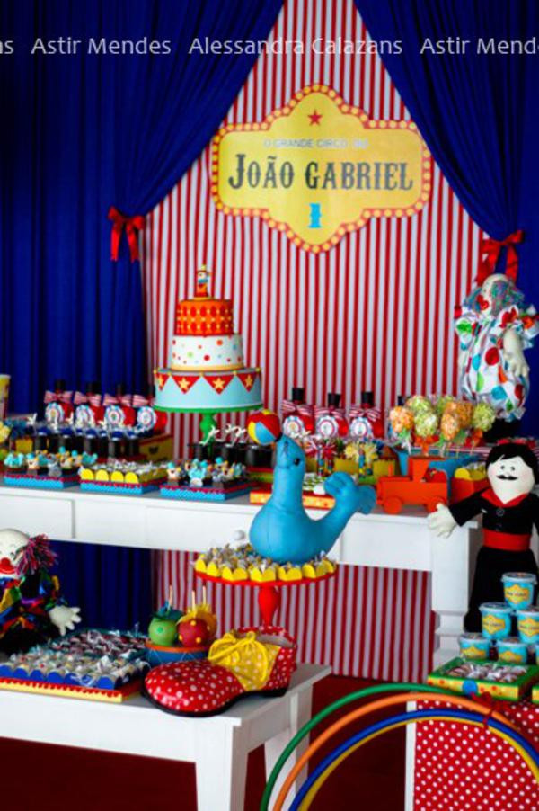 Circus Themed Birthday Party Ideas
 Kara s Party Ideas Circus Themed 1st Birthday Party