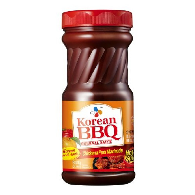 Cj Korean Bbq Sauce
 CJ Korean BBQ Sauce Hot & Spicy Chicken & Pork 29 63 Ounce