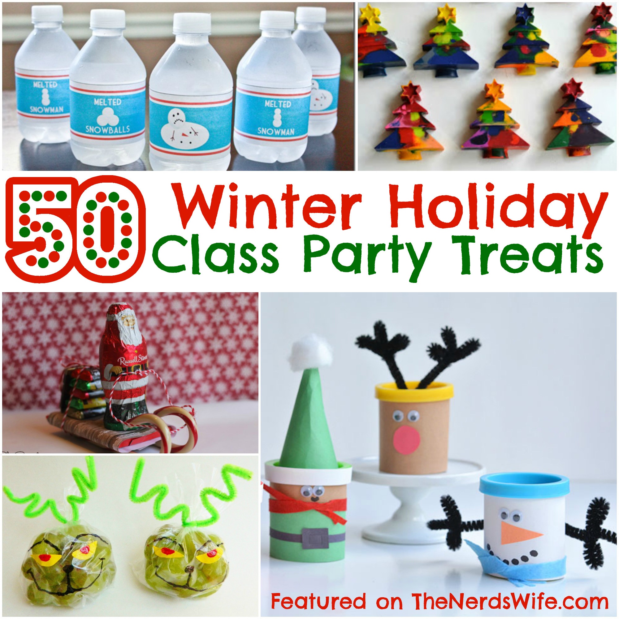 Classroom Holiday Party Ideas
 50 Winter Holiday Class Party Treats