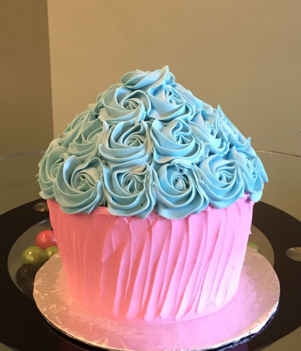 Classy Girl Cupcakes
 Giant Cupcake Rosette Cake – Classy Girl Cupcakes