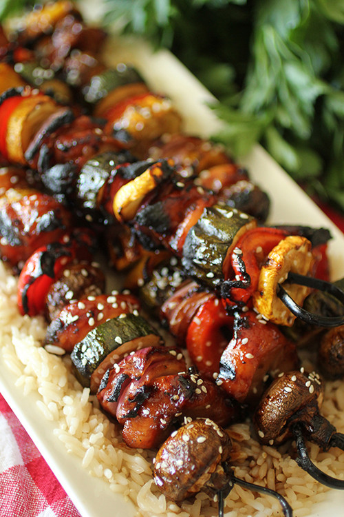 Clean Eating Chicken
 Clean Eating Teriyaki Chicken Kabobs