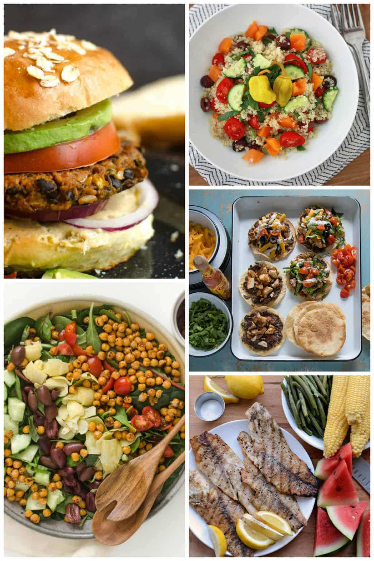 Clean Eating Dinner
 Eating Clean Meal Plan Summer Menu — Bless this Mess