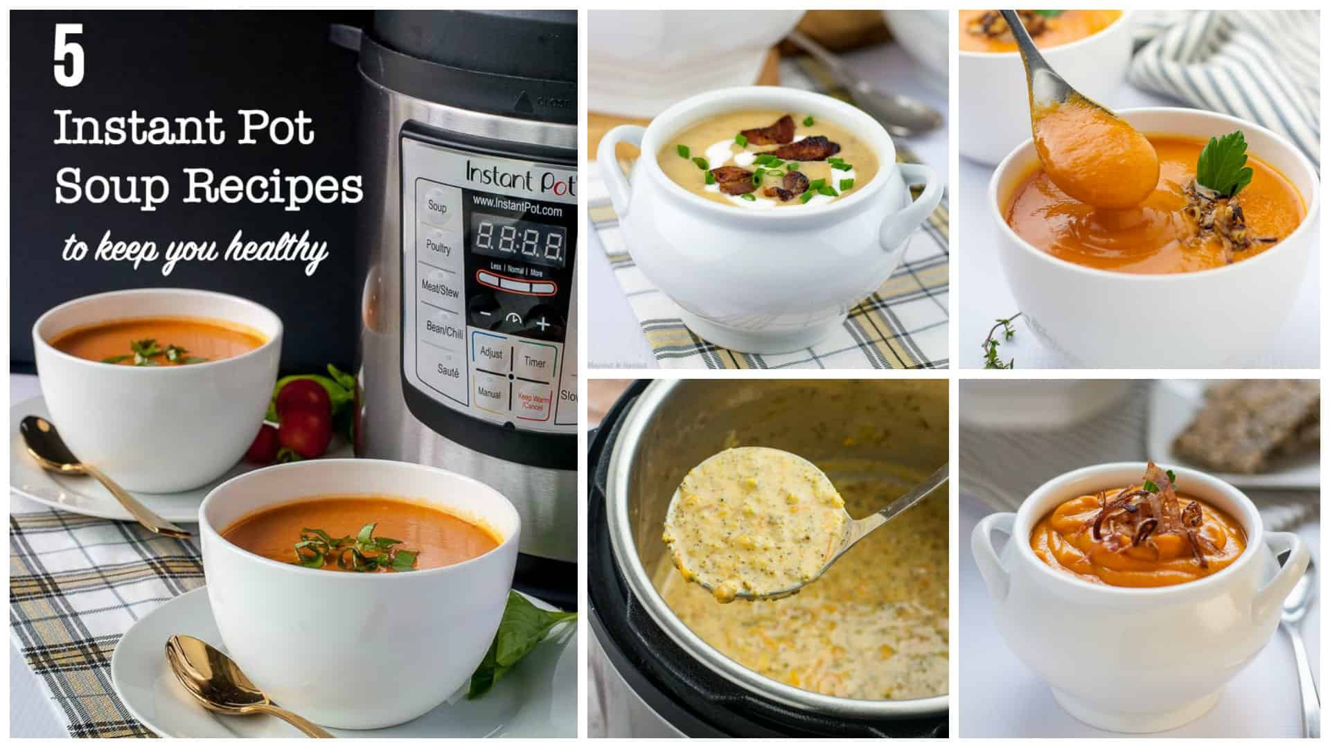 Clean Eating Instant Pot Recipes
 5 Clean Eating Instant Pot Soup Recipes Flavour and Savour