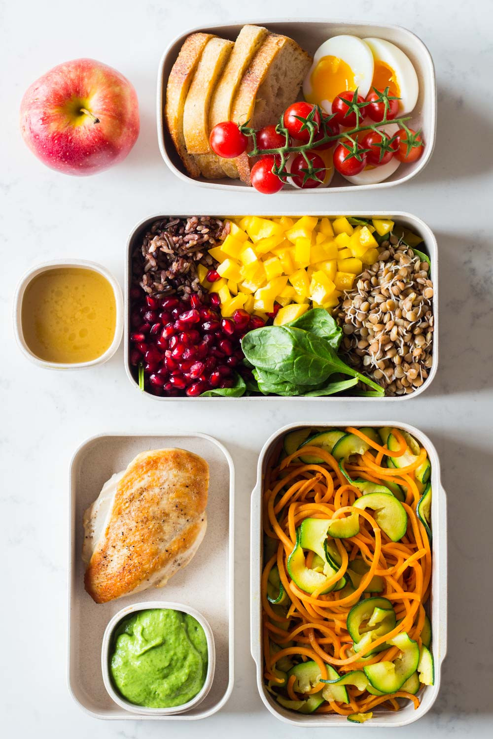 Clean Eating Lunch
 Clean Eating Meal Plan 1 full day prepped in 40 mins