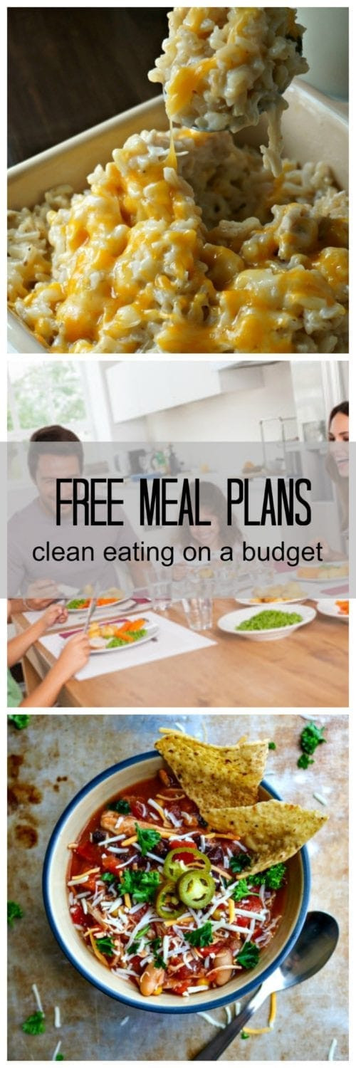 Clean Eating Meal Plans On A Budget
 Free Meal Plans Clean Eating Family Approved Bud