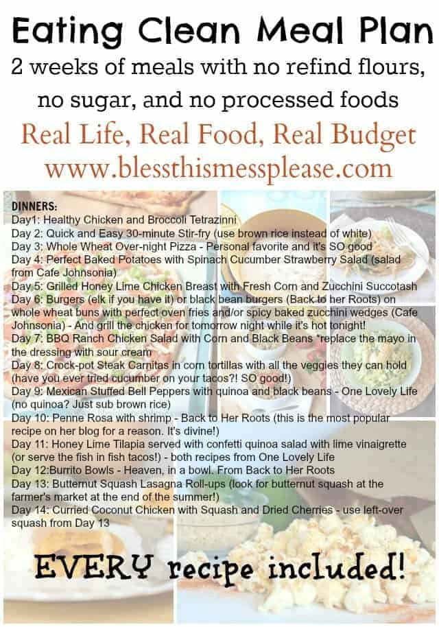 Clean Eating Meal Plans On A Budget
 12 week workout plan t meal plans on a bud what