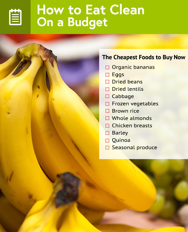 Clean Eating On A Budget
 6 Tips for Clean Eating on a Bud