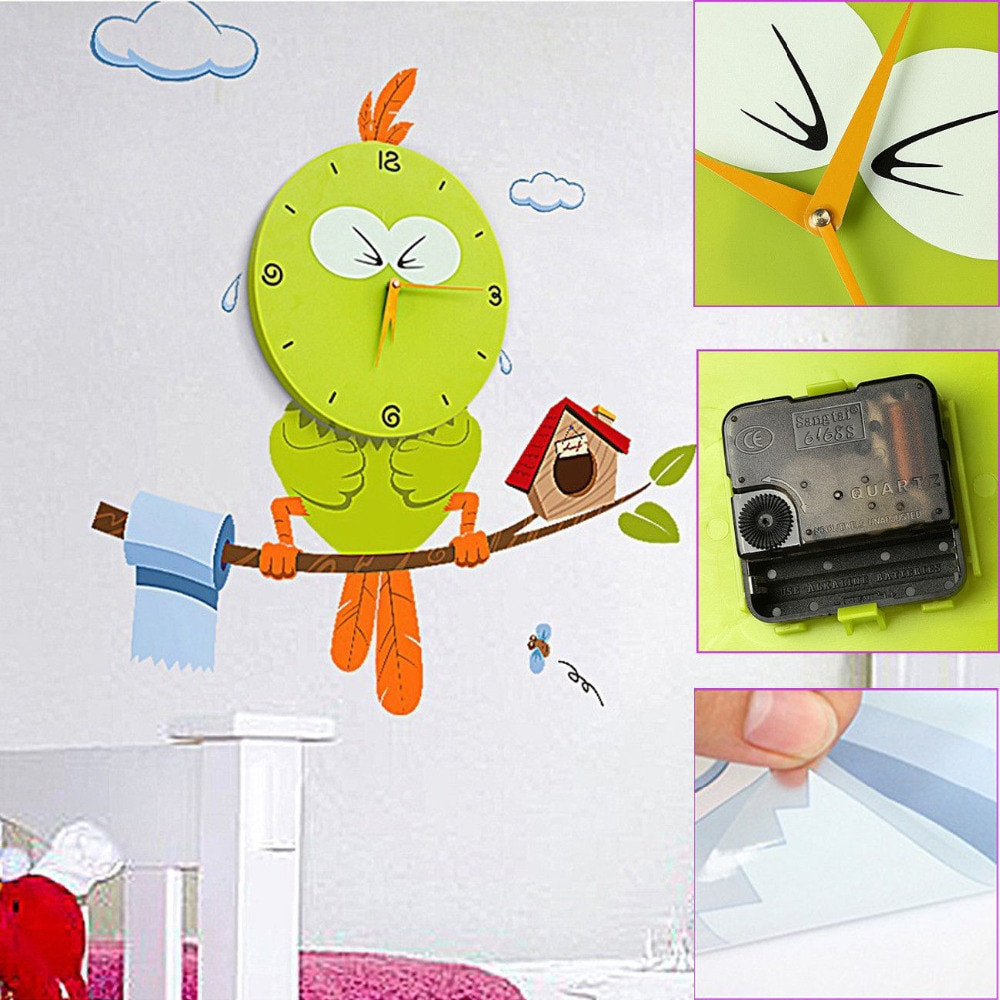 Clock For Kids Room
 DIY Wall Sticker Clock Removable Wall Sticker Wall Clock