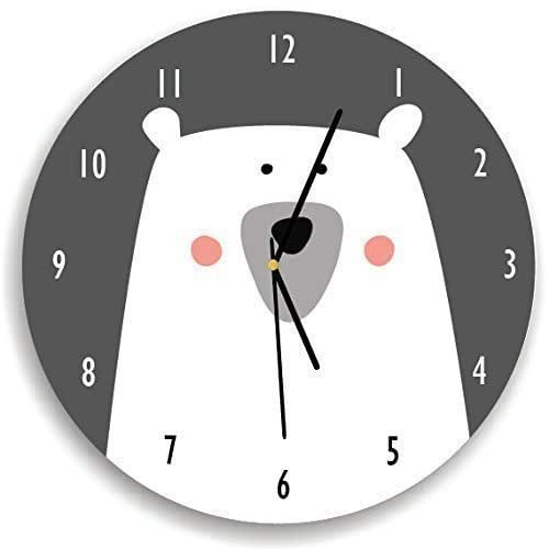 Clock For Kids Room
 Amazon Kid O Design Studio Polar Bear Wall Clock