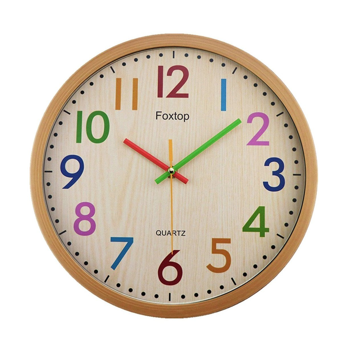 Clock For Kids Room
 Amazon 12" Children SILENT Wall Clocks for Kids Room