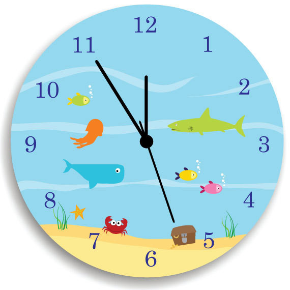 Clock For Kids Room
 Kids Wall Clock Children Room Decor Life Under by