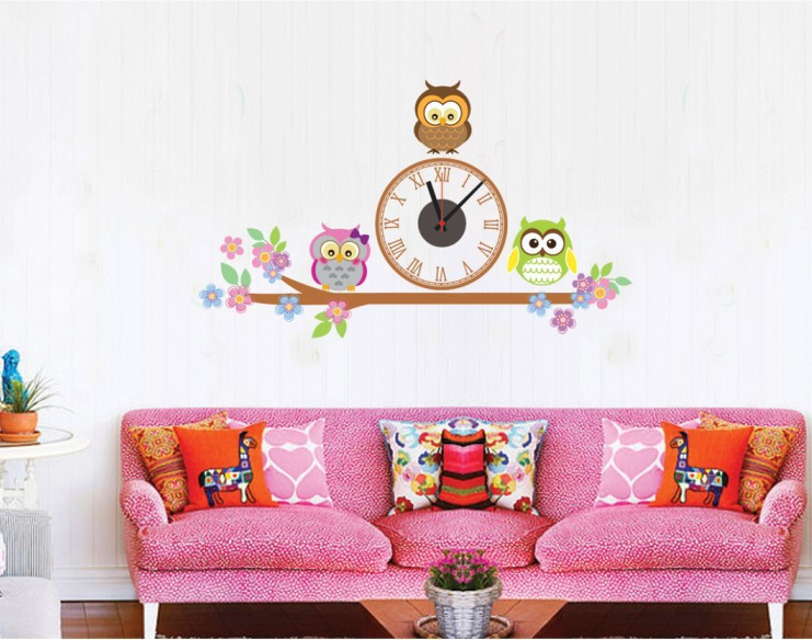 Clock For Kids Room
 865 new fashion Creative DIY giraffe digital Wall Clock