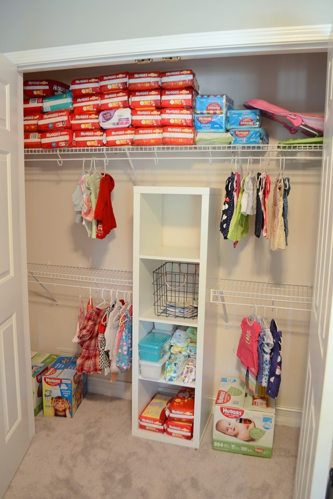 Closet Organization DIY
 DIY Nursery Closet Organization