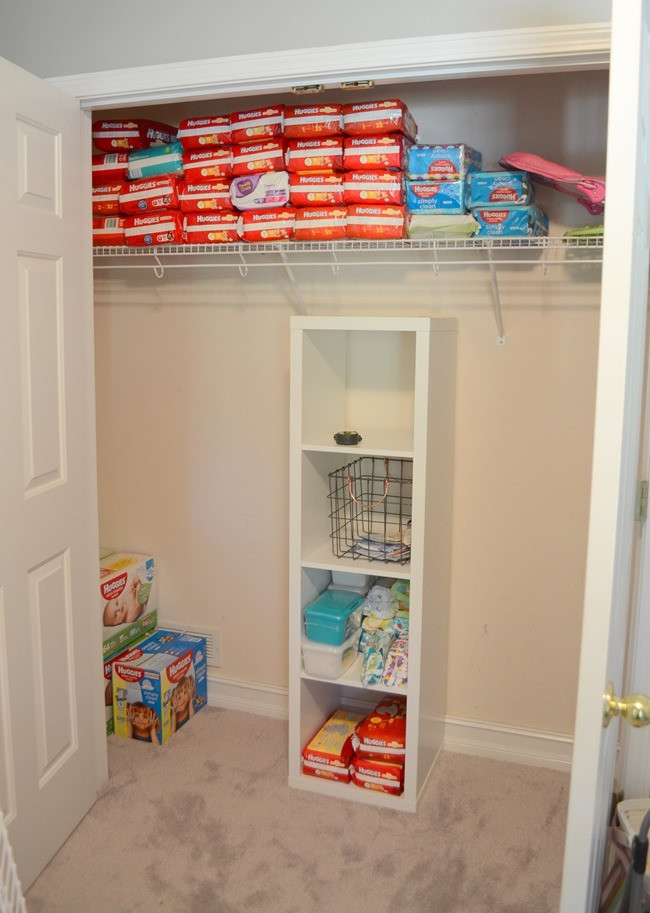 Closet Organization DIY
 DIY Nursery Closet Organization