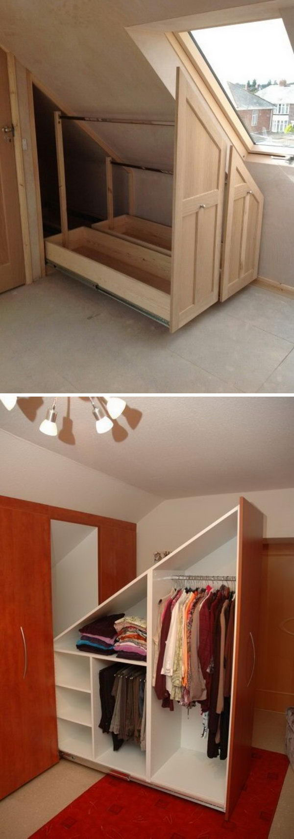 Clothes Storage Ideas For Bedroom
 20 Clever Storage Ideas For Your Attic Hative