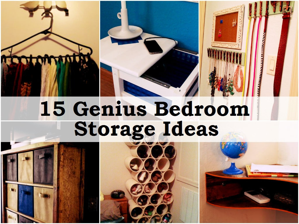 Clothes Storage Ideas For Bedroom
 15 Genius Bedroom Storage Ideas Handy DIY