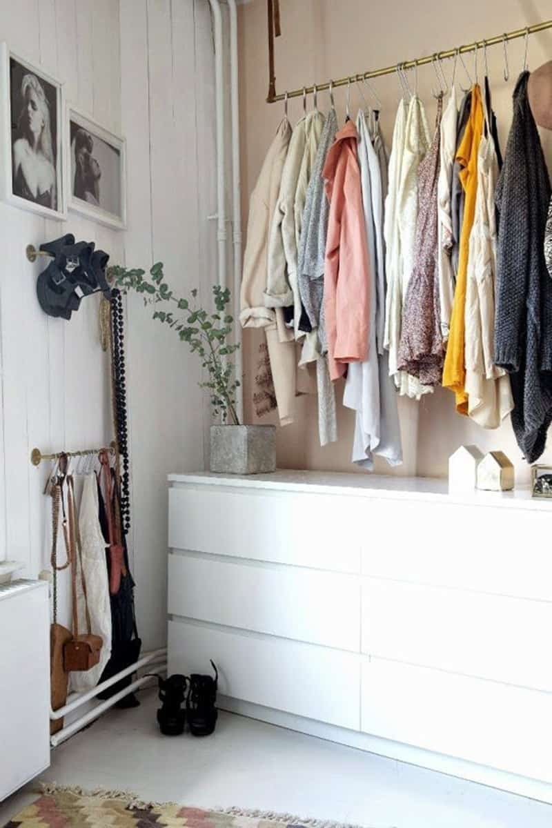 Clothes Storage Ideas For Bedroom
 Ideas for Storing Clothes without Closets