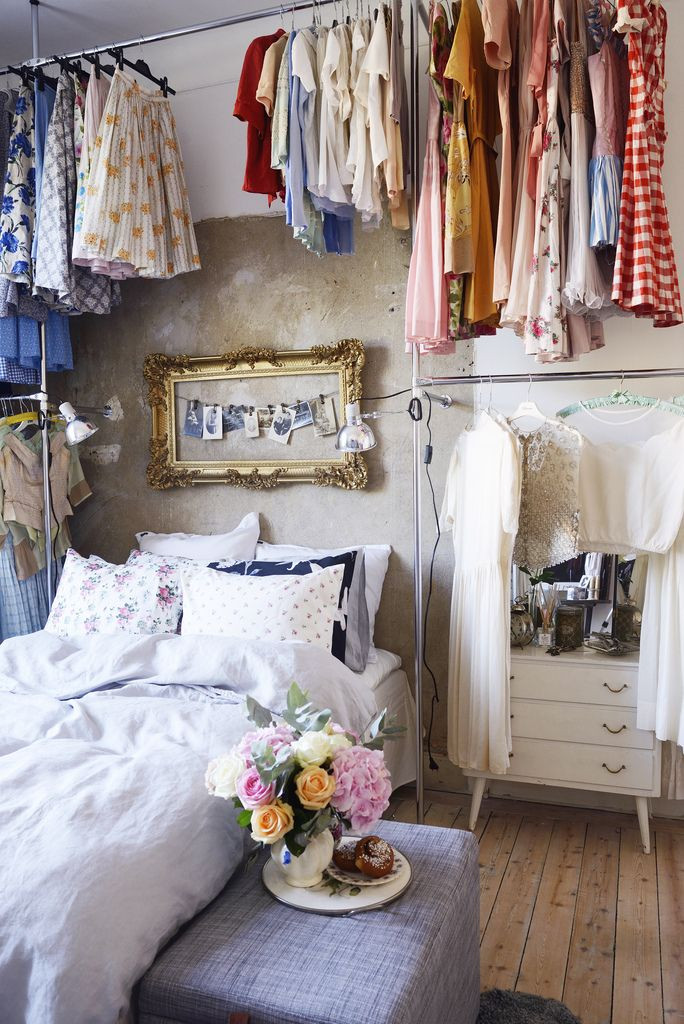 Clothes Storage Ideas For Bedroom
 15 Clever Closet Ideas for Small Space Pretty Designs