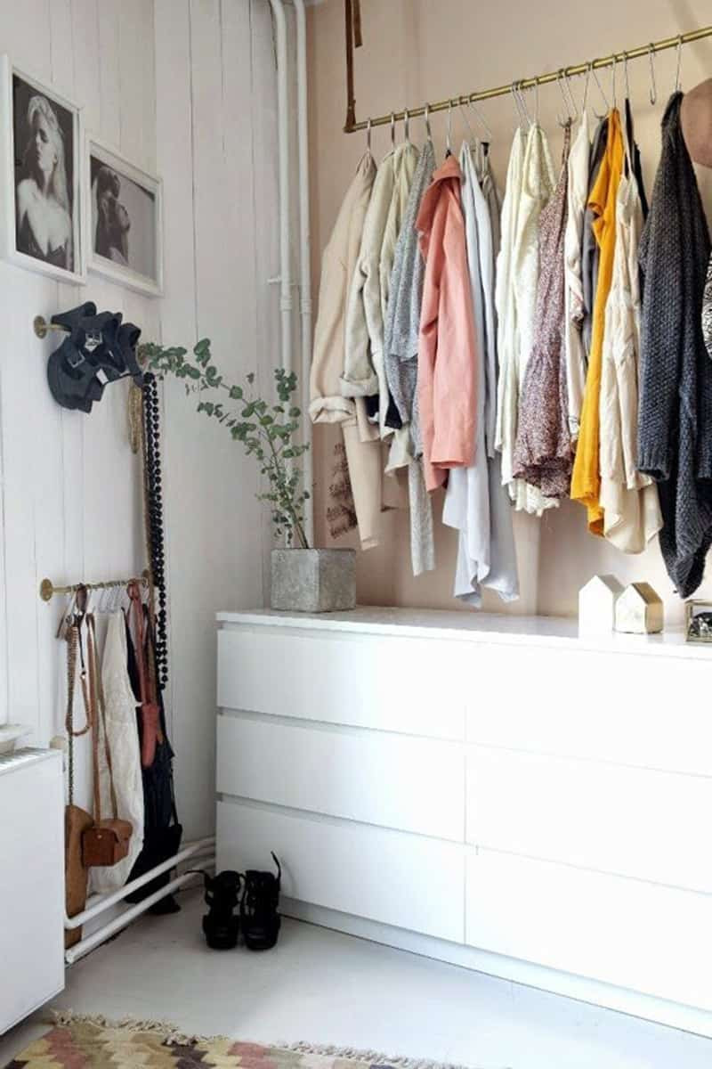 Clothing Storage For Small Bedroom
 Ideas for Storing Clothes without Closets