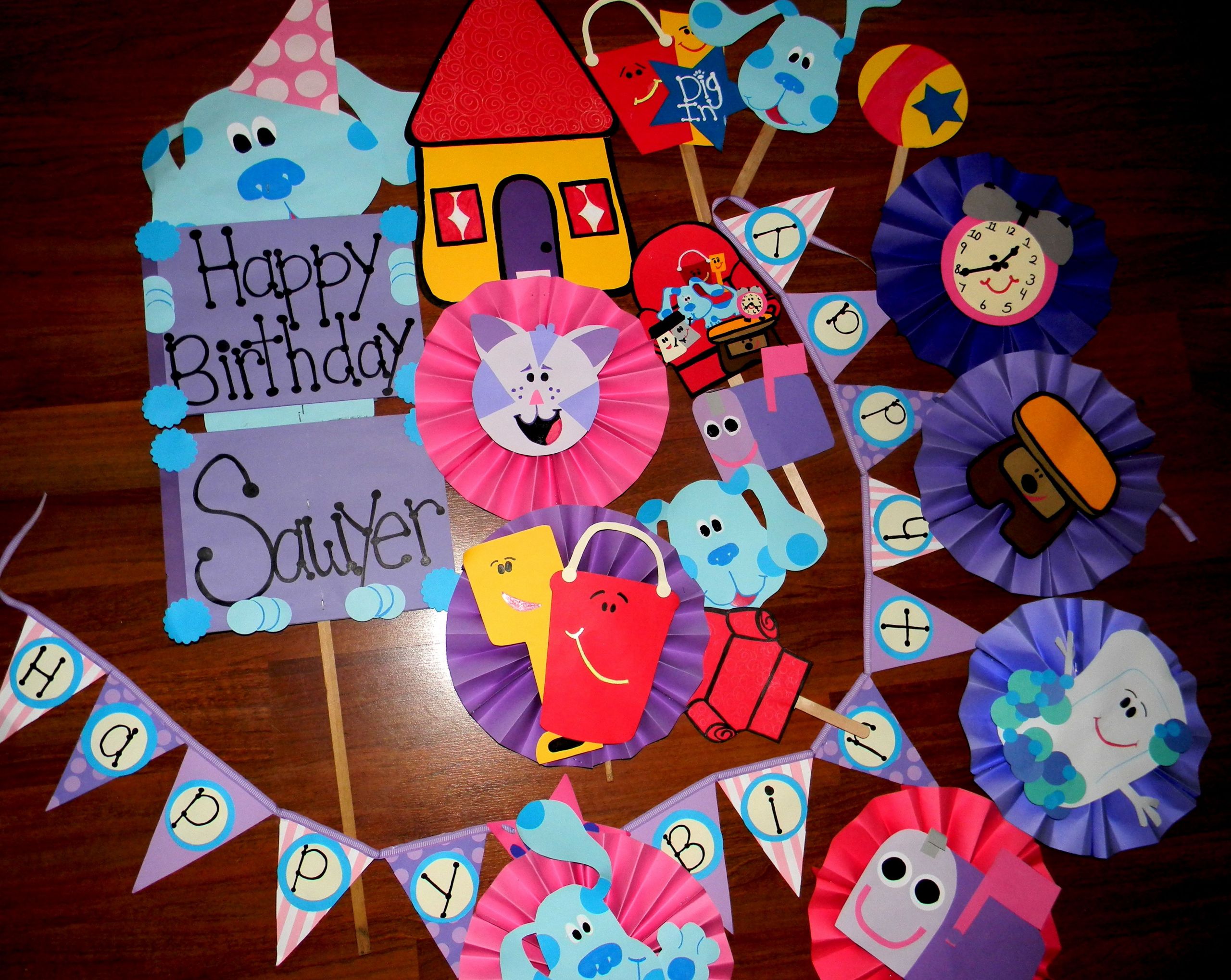 Clue Birthday Party
 Blues clues B day party I made all of these decorations