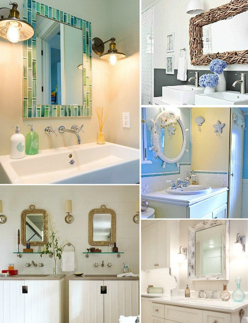 Coastal Bathroom Mirrors
 Decorative Bathroom Mirrors Coastal & Nautical Style