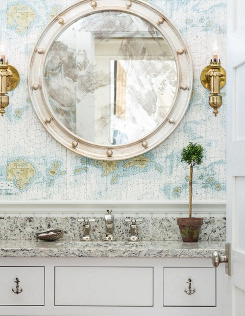 Coastal Bathroom Mirrors
 Decorative Bathroom Mirrors Coastal & Nautical Style