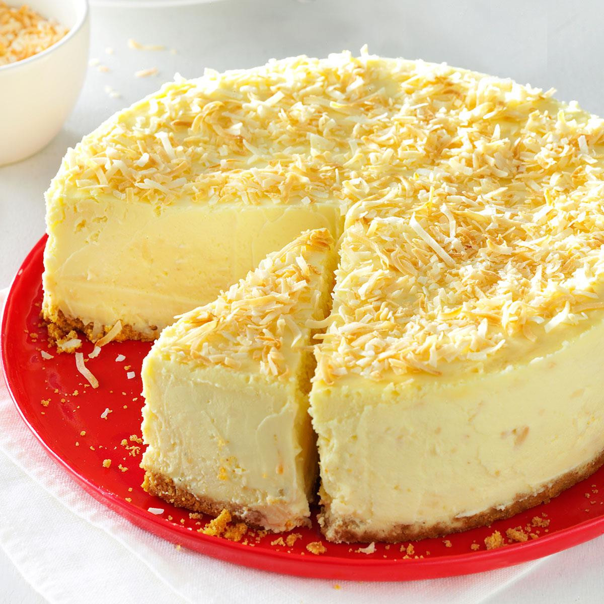 Coconut Cheesecake Recipe
 Coconut White Chocolate Cheesecake Recipe