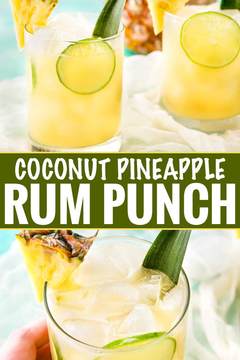 Coconut Rum Drinks
 Pineapple Coconut Rum Punch The Chunky Chef