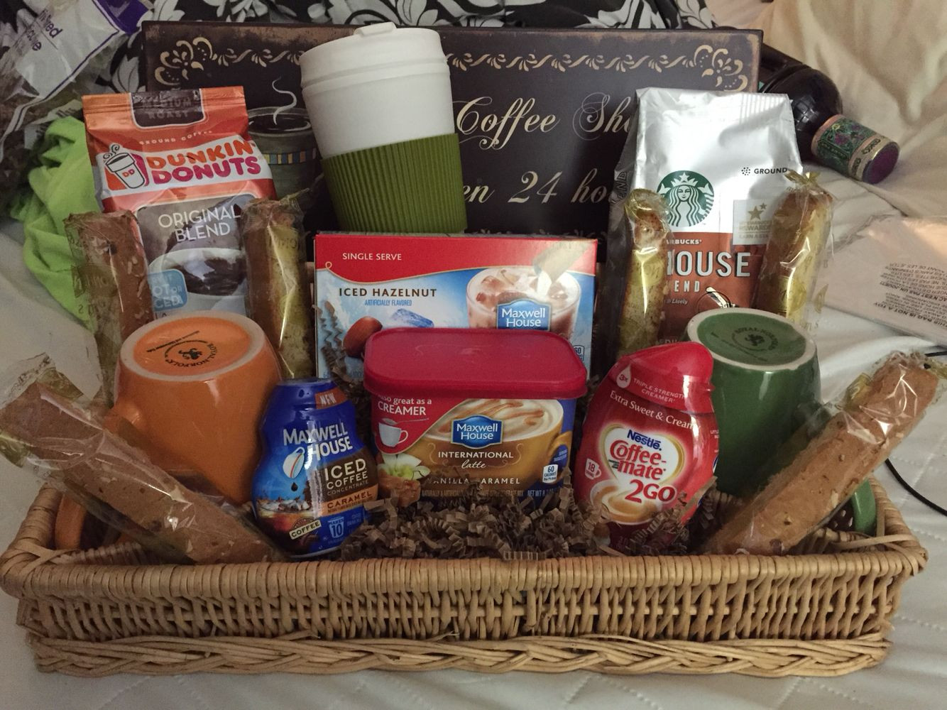 Coffee And Tea Gift Basket Ideas
 Coffee lovers t basket Raffle basket