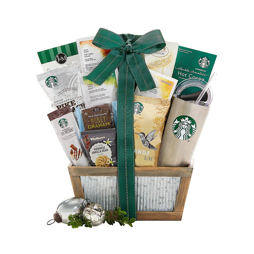 Coffee And Tea Gift Basket Ideas
 Wine Country Gift Baskets Starbucks Coffee and Teavana Tea