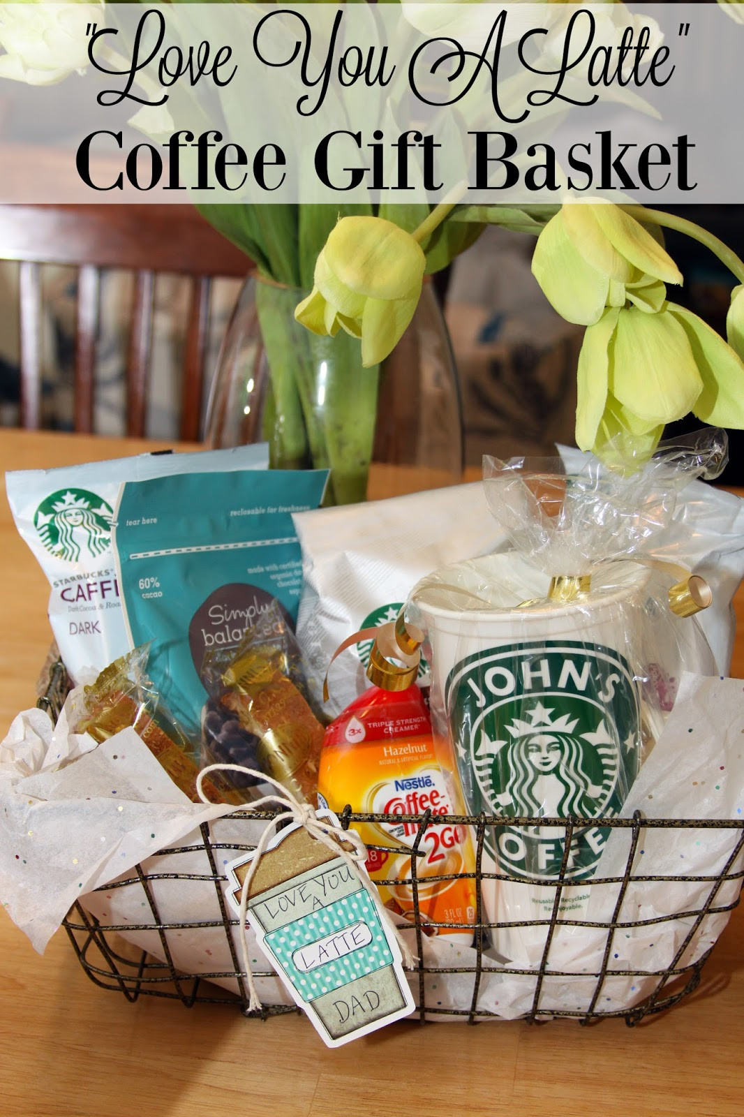 Coffee Gift Baskets Ideas
 For the Love of Food Ninja Coffee Bar and Love You a