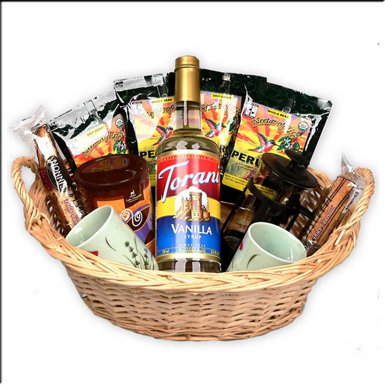 Coffee Gift Baskets Ideas
 Coffee Lover s Gourmet Coffee Gift Basket with a French