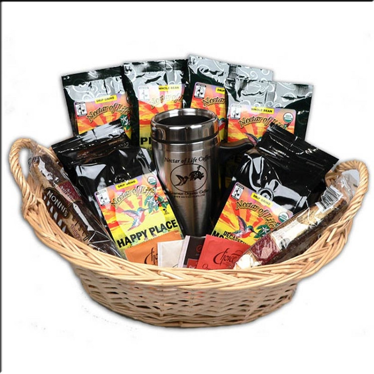 Coffee Gift Baskets Ideas
 Hand Crafted Tea and Coffee Gift Basket with Gourmet