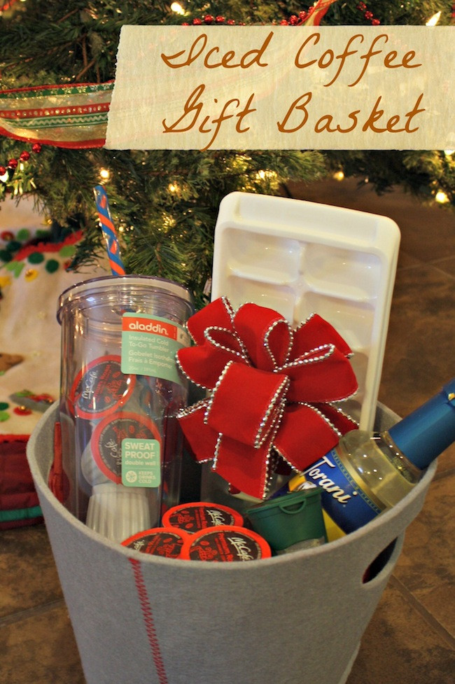 Coffee Gift Baskets Ideas
 Iced Coffee Gift Basket Ideas