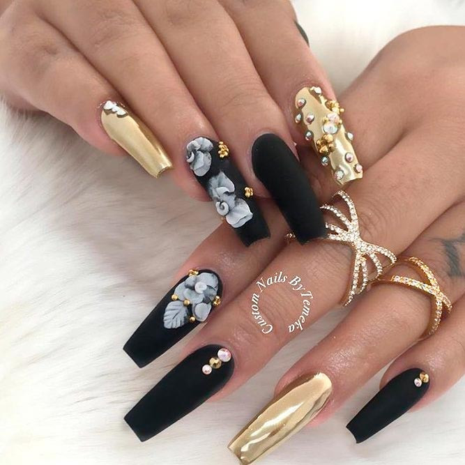 Coffin Nail Design Ideas
 Best Coffin Shaped Nails