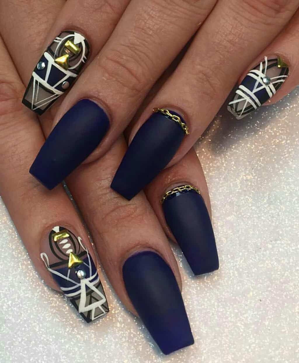 Coffin Nail Designs Matte
 37 Matte Coffin Nails Ideas Get Ready to Steal the Show