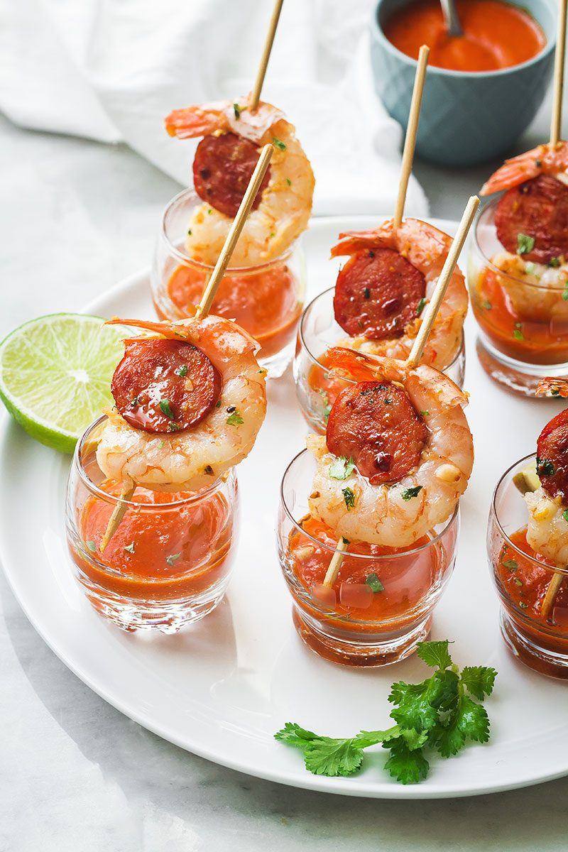 Cold Seafood Appetizers
 Shrimp and Chorizo Appetizers Recipe — Eatwell101