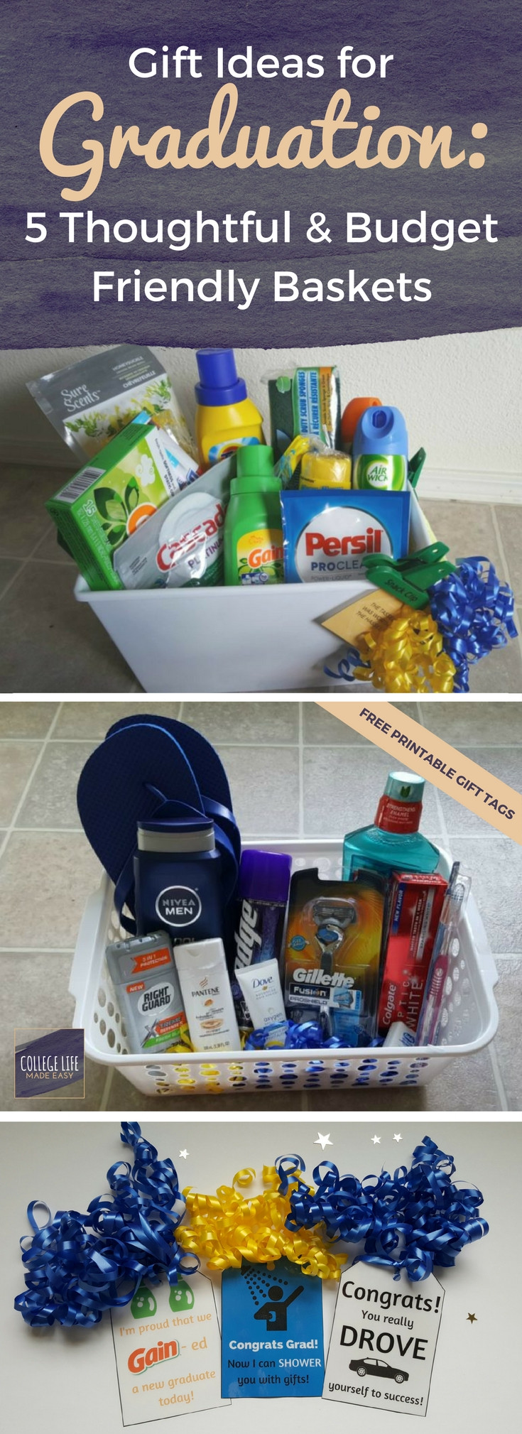 College Grad Gift Basket Ideas
 10 Ideal Graduation Gift Ideas For High School Seniors 2019