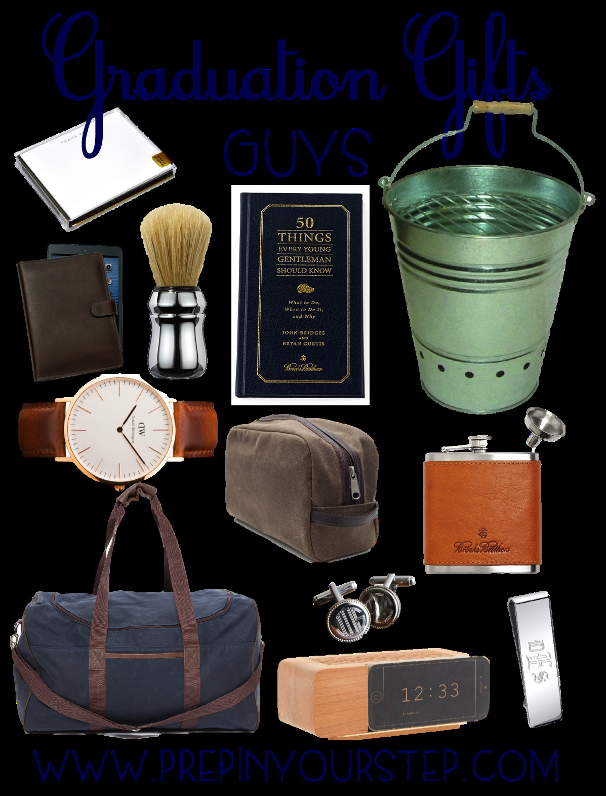 College Graduation Gift Ideas For Guys
 Graduation Gift Ideas Guys & Girls The Monogrammed Life