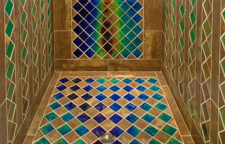 Color Changing Bathroom Tile
 This Shower Tile Changes Color Depending The