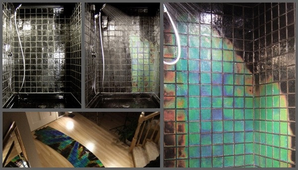 Color Changing Bathroom Tile
 Heat sensitive tiles – cool ideas for decorating with