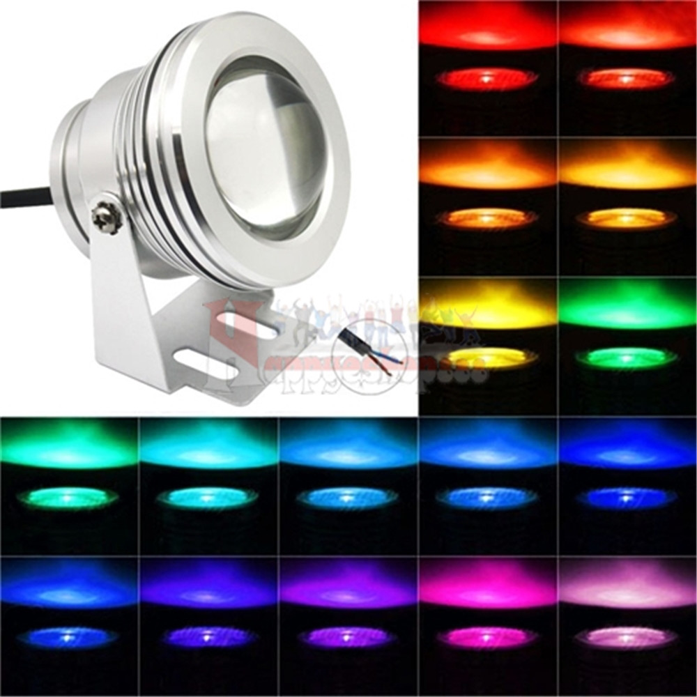 Color Changing Led Landscape Lighting
 2x 10W Waterproof RGB Color Changing Outdoor LED Flood