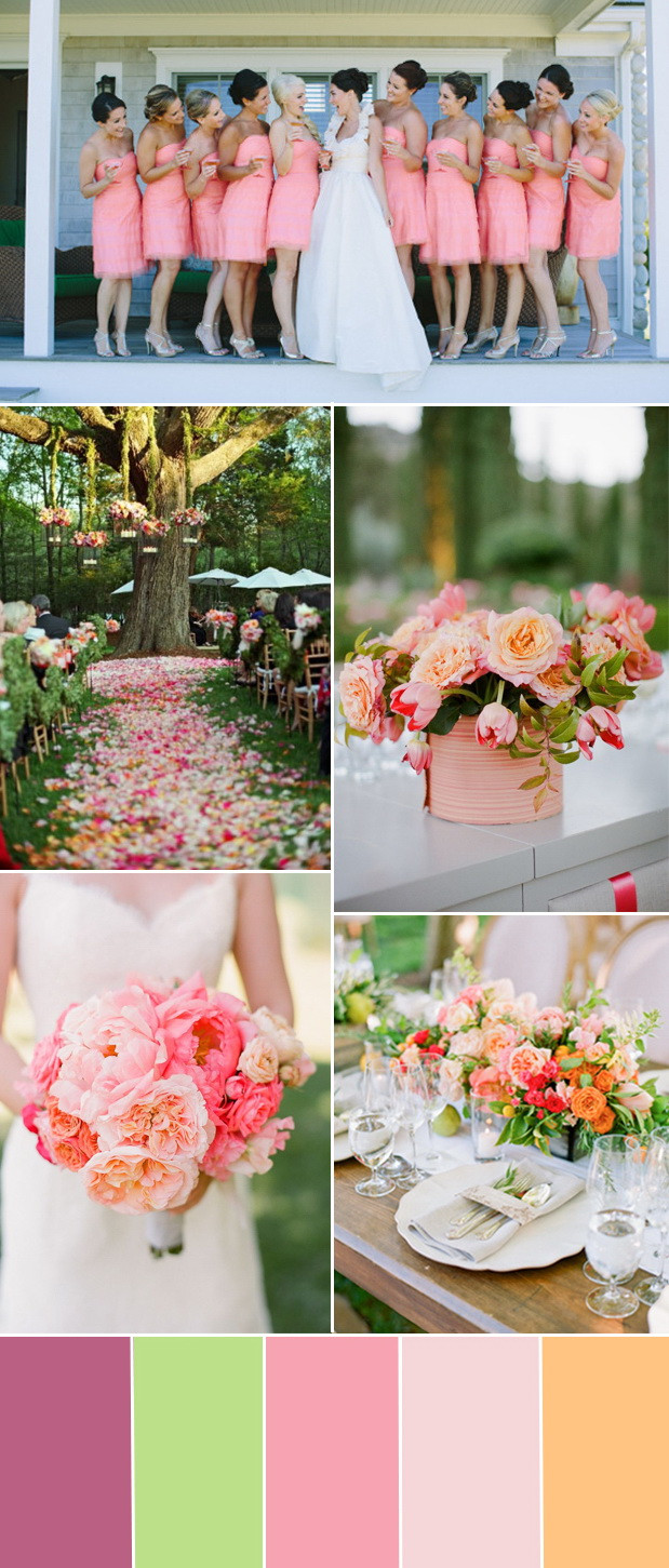 Colorful Wedding Ideas
 spring summer wedding color ideas 2015