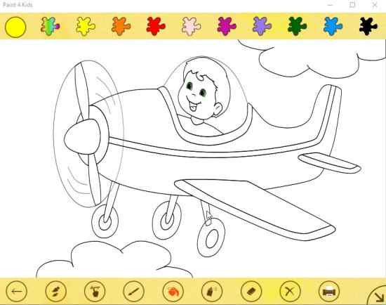 Coloring App For Kids
 Windows 10 Coloring App for Kids with Preset Coloring Sheets