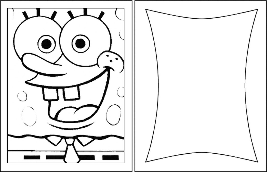 Coloring Birthday Cards
 Spongebob Happy Birthday Coloring Pages Coloring Home