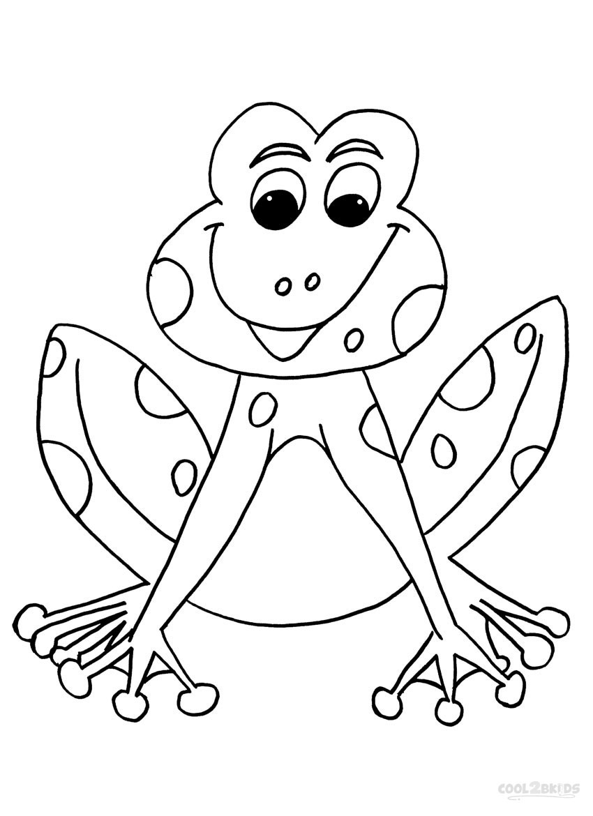 Coloring Book For Kids
 Printable Toad Coloring Pages For Kids