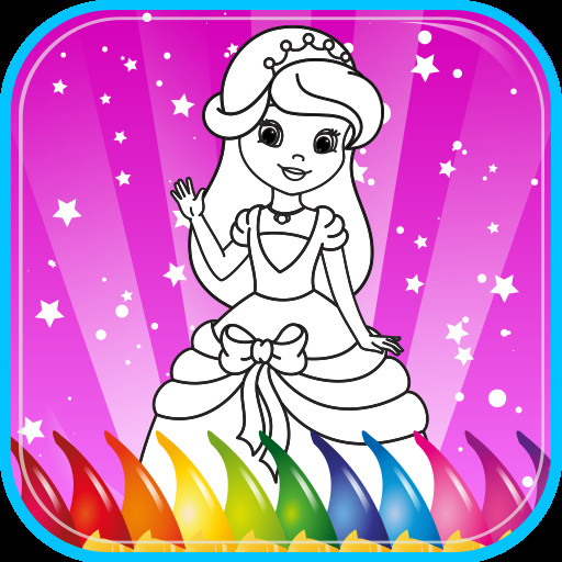 Coloring Games For Kids Free
 Amazon Princess Coloring Book for kids coloring game