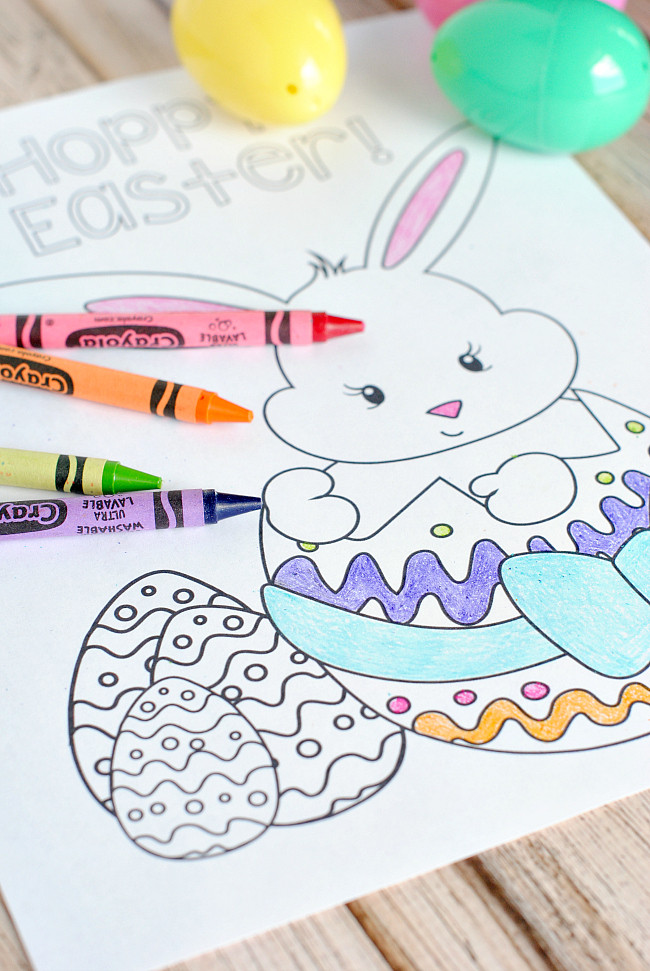 Coloring Ideas For Kids
 Easter Coloring Pages for Kids Crazy Little Projects