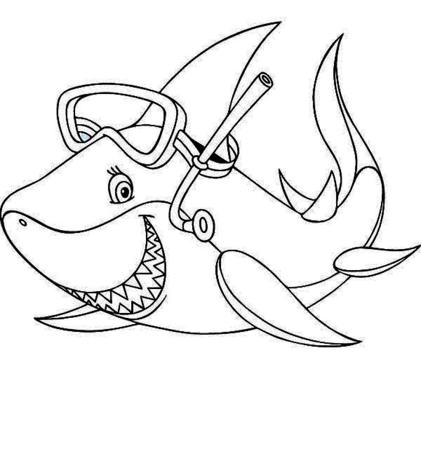 Coloring Pages Baby Shark
 Get This Baby Shark Coloring Pages